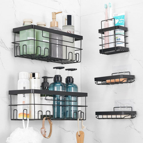 Organizadores de Baño de Pared (5 Piezas)