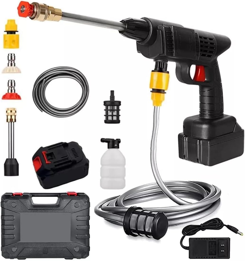 HIDROLAVADORA DE ALTA PRESIÓN CON BATERIA RECARGABLE